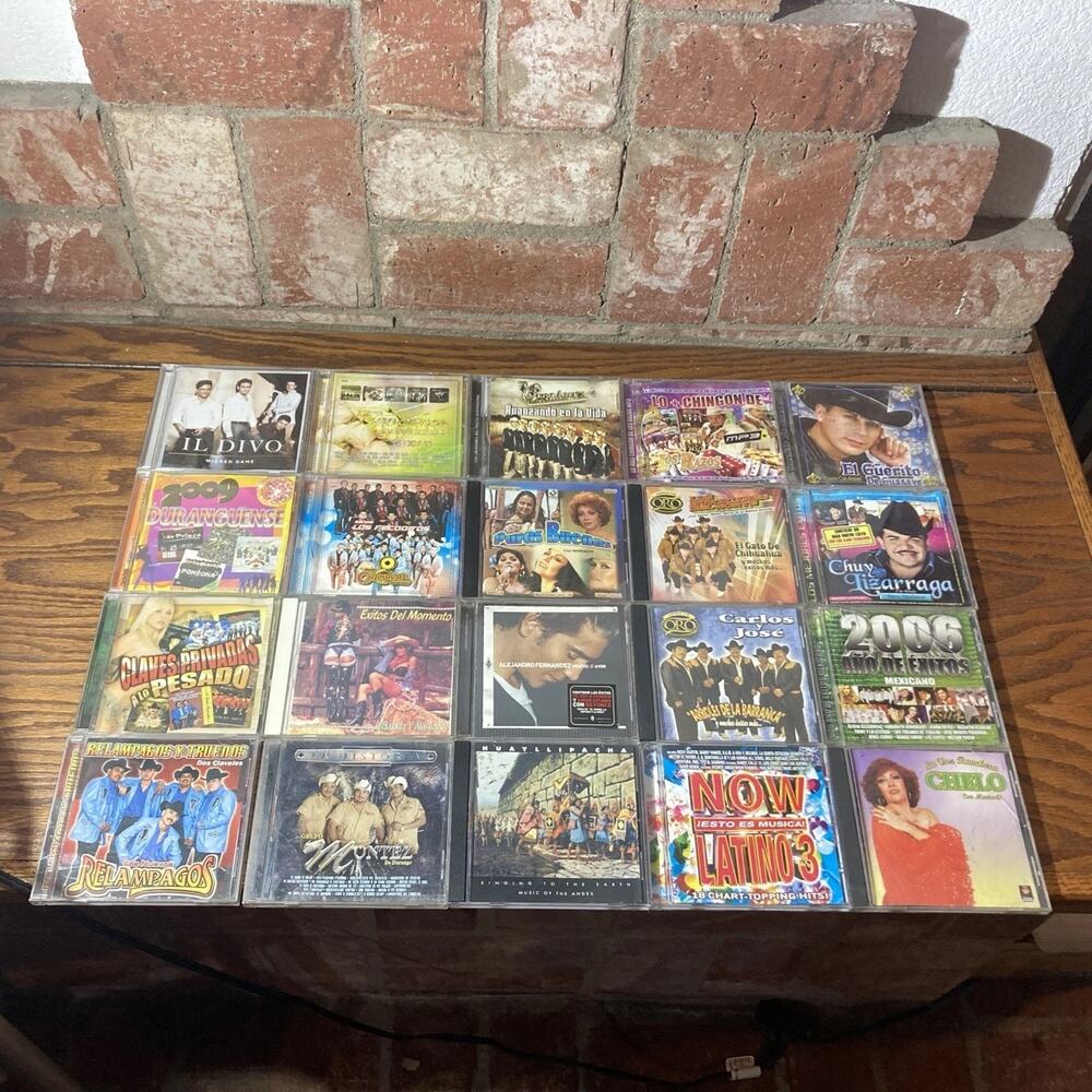 Cd Lot Of Spanish Cds Various Artists And Titles 20 CDs!